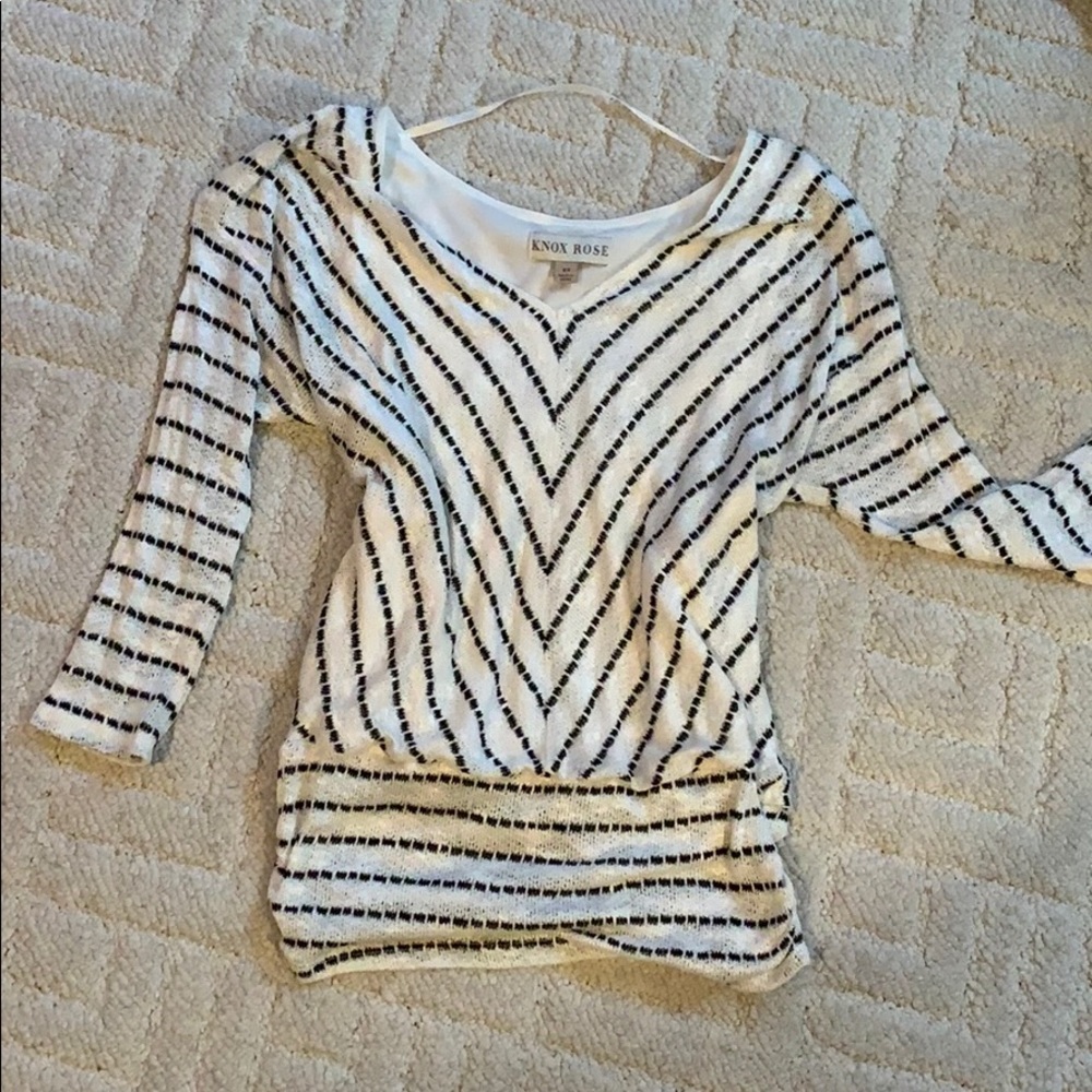 • Black and White Blouse •